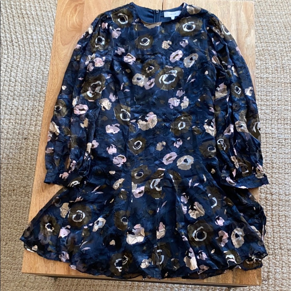 Reiss Allie floral burnout dress